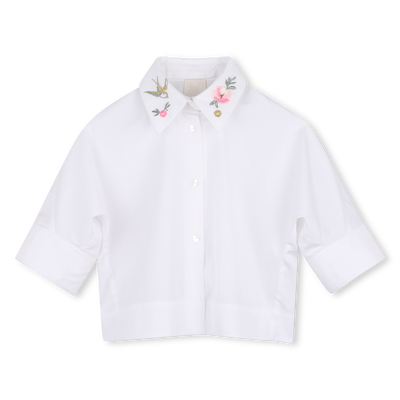 Hemd met halflange mouwen GIVENCHY MEISJE