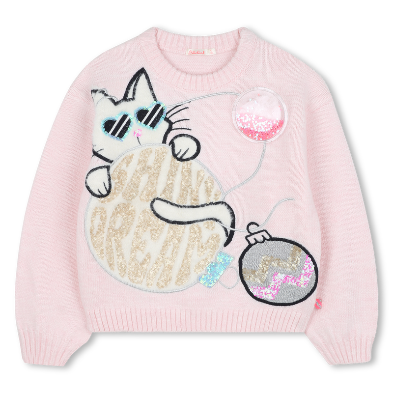 Pull de No&euml;l en tricot BILLIEBLUSH 
                        FILLE