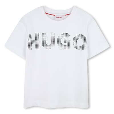 T-shirt sigle clout&eacute; HUGO FILLE