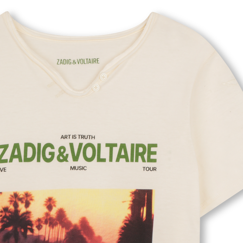 T-SHIRT MET KORTE MOUWEN ZADIG & VOLTAIRE 
                        BOY