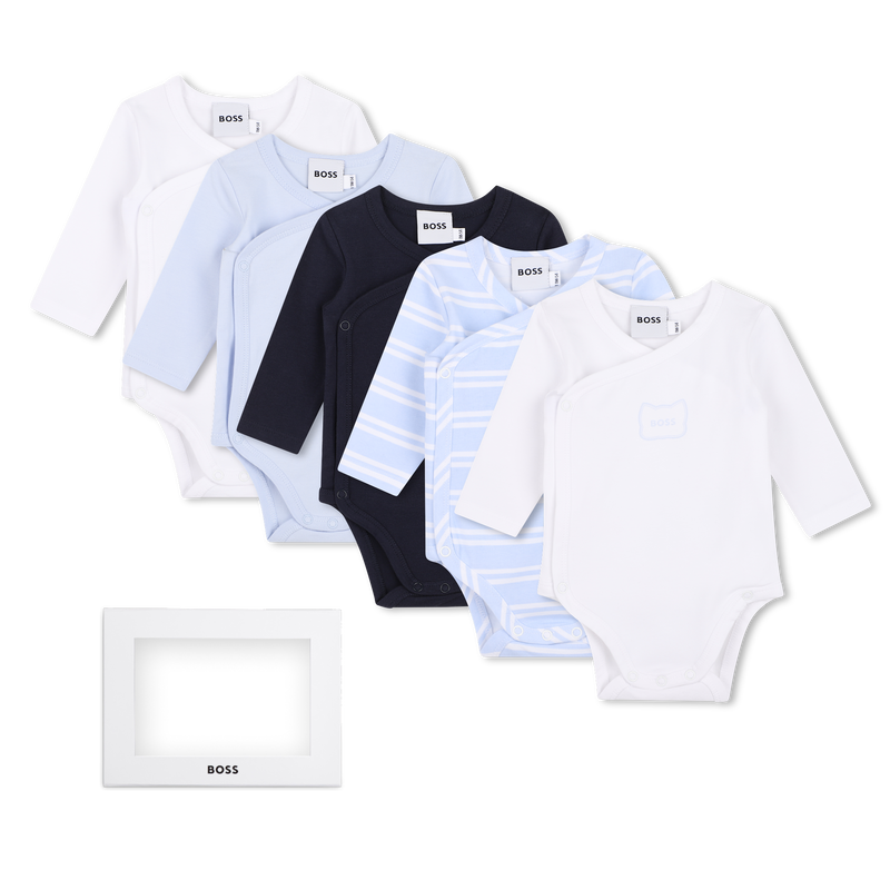 Set van 5 rompers BOSS 
                        BOY