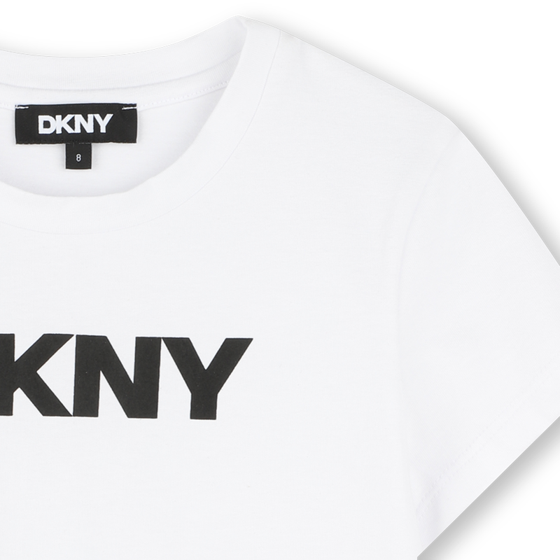 T-shirt &agrave; manches courtes DKNY 
                        FILLE