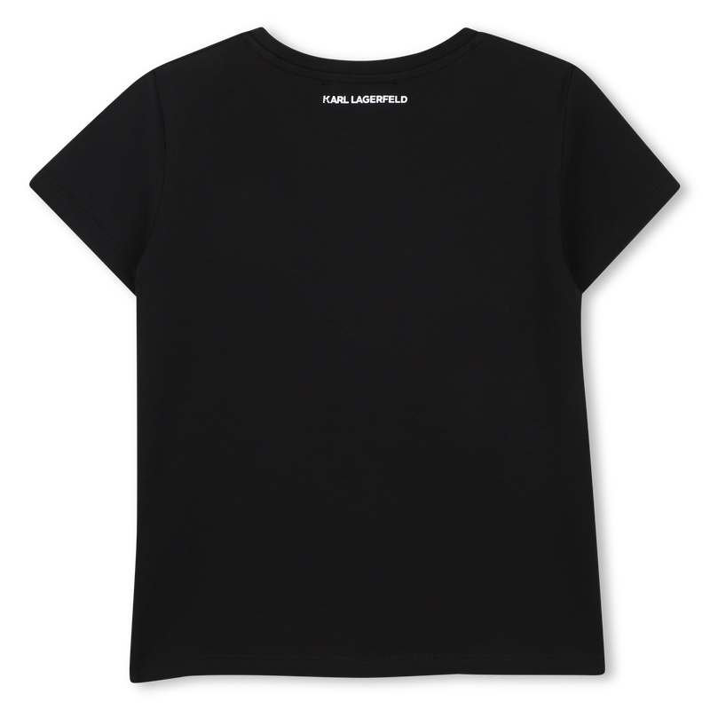 T-SHIRT ILLUSTRATIE CHOUPETTE KARL LAGERFELD KIDS 
                        GIRL