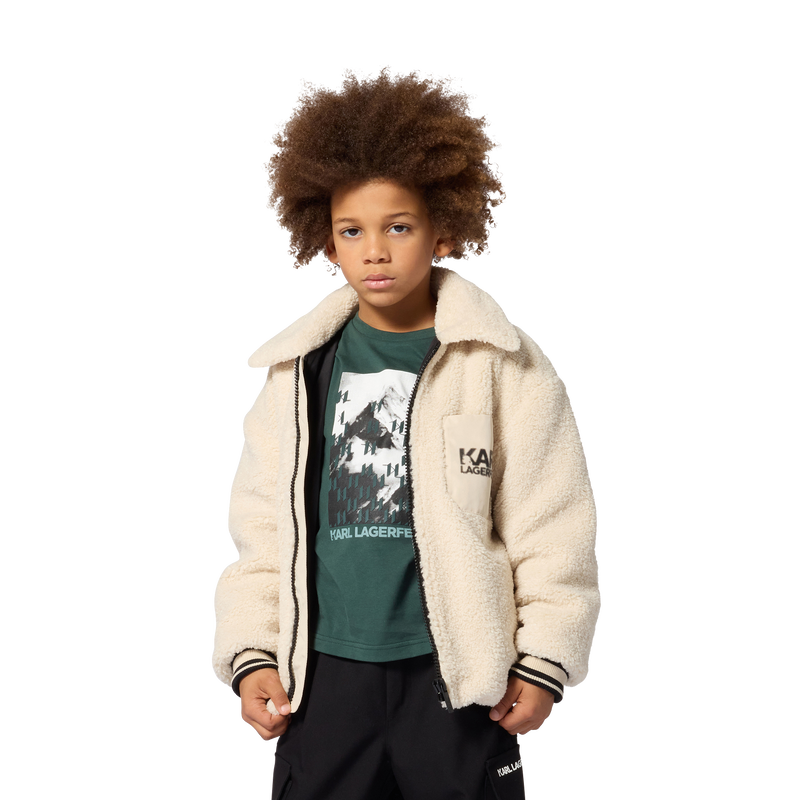 Blouson en sherpa KARL LAGERFELD KIDS 
                        GARCON