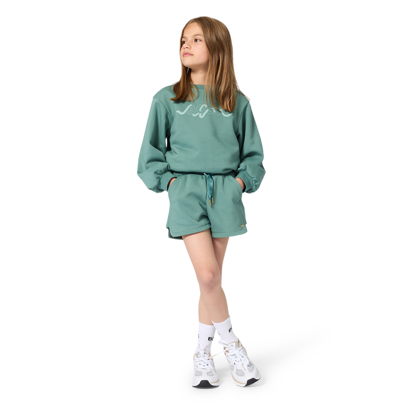 SNEAKERS MET VETERS BOSS 
                        BOY