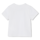 T-shirt met glanzende print BOSS 
                    GIRL