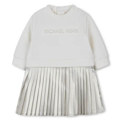 Robe manches longues bi-matières MICHAEL KORS FILLE