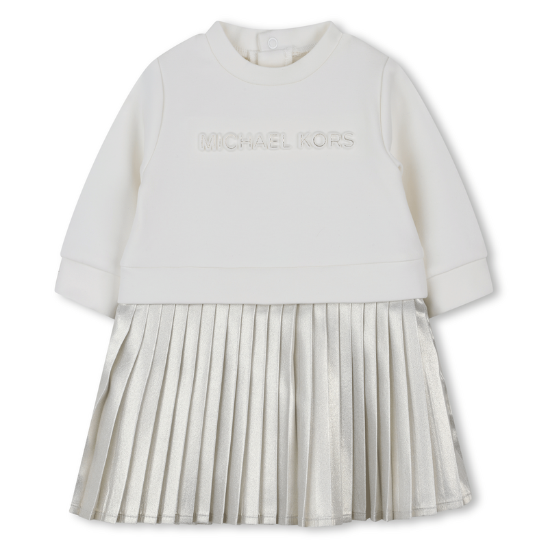Robe manches longues bi-matières MICHAEL KORS 
                        FILLE