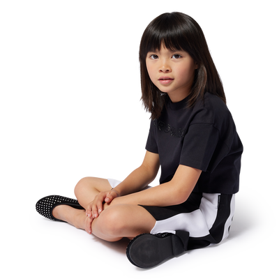 T-shirt court avec strass MARC JACOBS FILLE