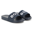 Claquettes sigl&eacute;es BOSS 
                    GARCON