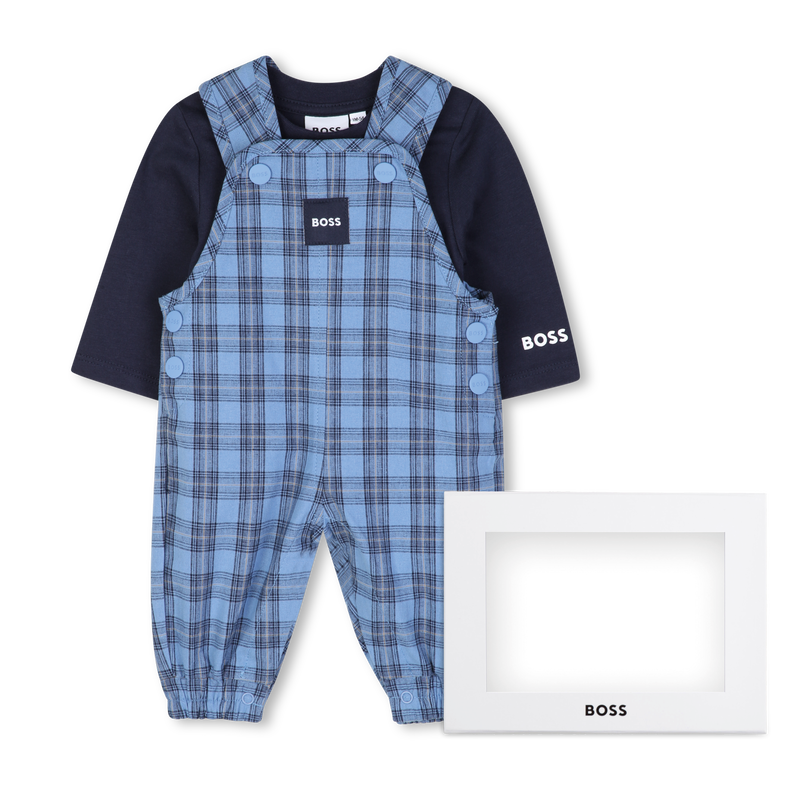 Ensemble salopette et tee-shirt BOSS 
                        GARCON