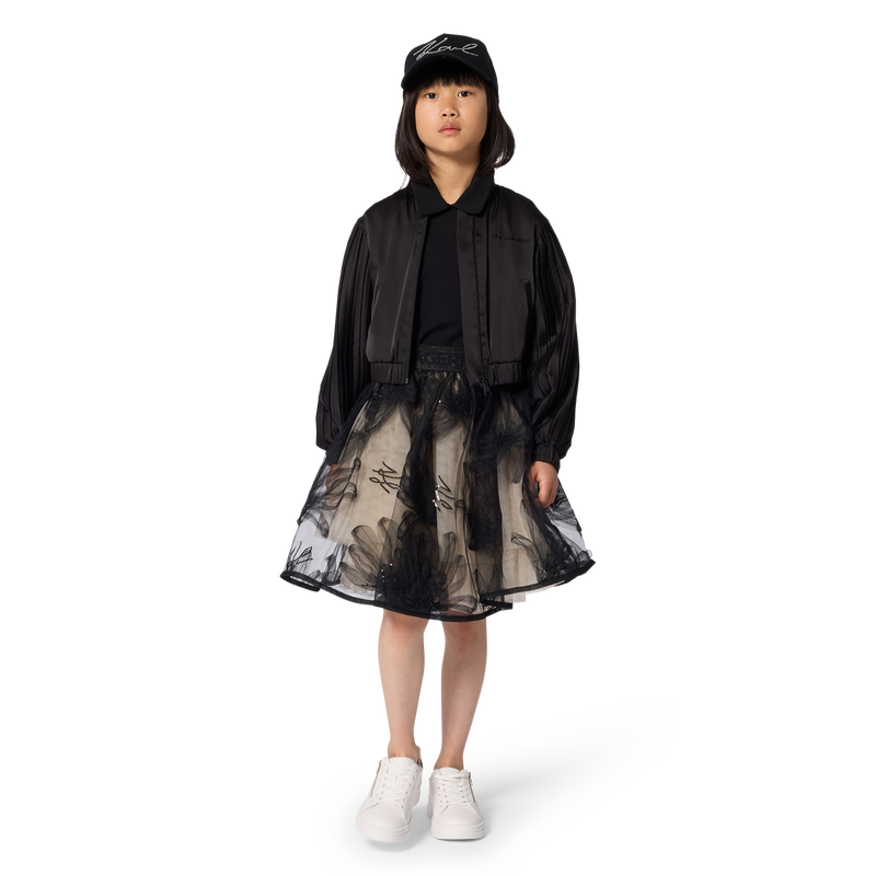 Veste manches pliss&eacute;es KARL LAGERFELD KIDS 
                        FILLE