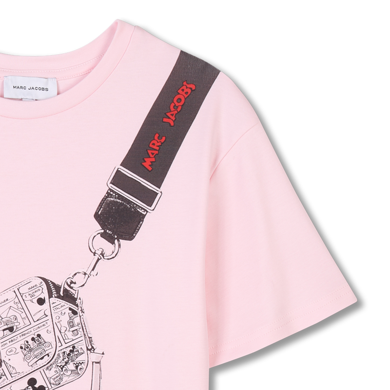 Katoenen jurk met korte mouwen MARC JACOBS 
                        GIRL