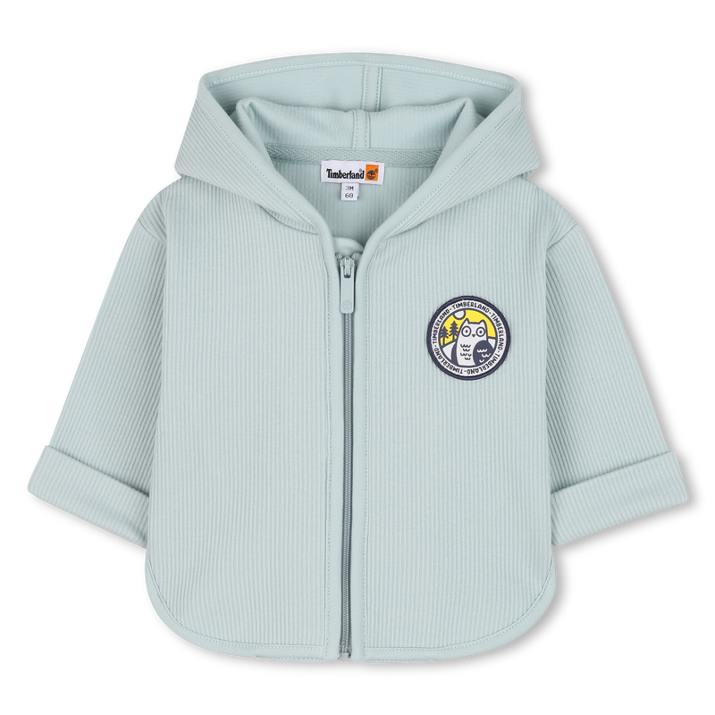 Cardigan capuche en bord-côte TIMBERLAND 
                        GARCON