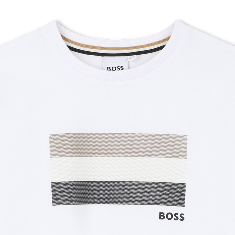 TEE-SHIRT MANCHES COURTES BOSS 
                        GARCON