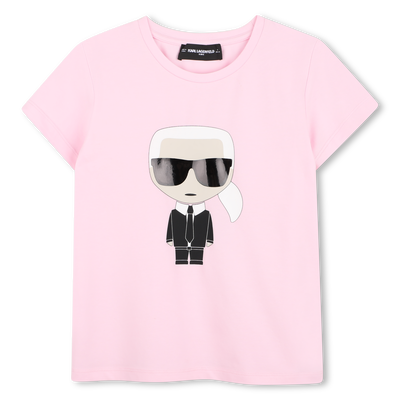 T-SHIRT ILLUSTRATION CHOUPETTE KARL LAGERFELD KIDS FILLE