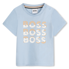 T-shirt met korte mouwen, PERZISCH BLAUW, hi-res