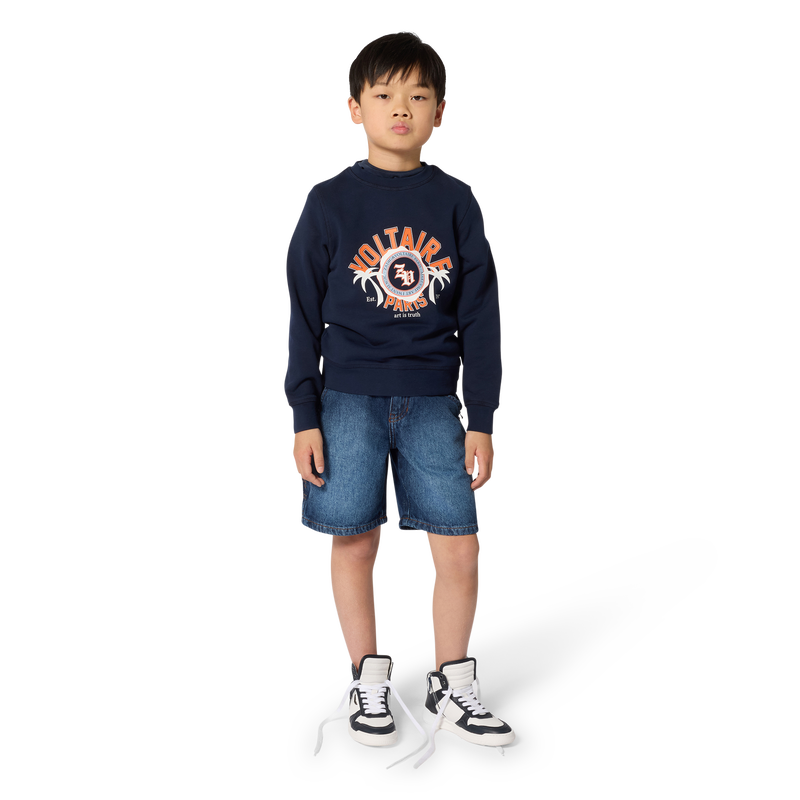 SWEAT COL ROND ZADIG & VOLTAIRE 
                        GARCON