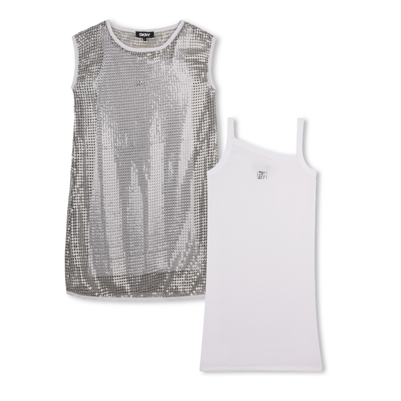 Robe a manches courtes DKNY 
                        FILLE