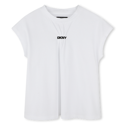 T-shirt fluide en coton DKNY FILLE