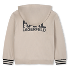 Sweat-shirt &agrave; capuche KARL LAGERFELD KIDS 
                    GARCON