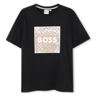 T-shirt met korte mouwen BOSS 
                    BOY