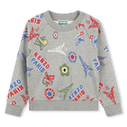 Fleece sweater met opdruk KENZO KIDS 
                    BOY