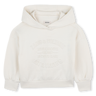 Sweat capuche &eacute;paules tombantes, MILK, hi-res