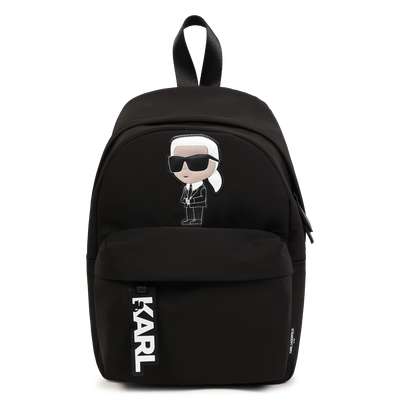 Petit sac &agrave; dos avec badge KARL LAGERFELD KIDS FILLE