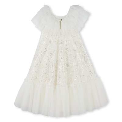Robe avec broderies orn&eacute;es de sequins BILLIEBLUSH FILLE