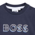 T-shirt met logoprint BOSS 
                    BOY