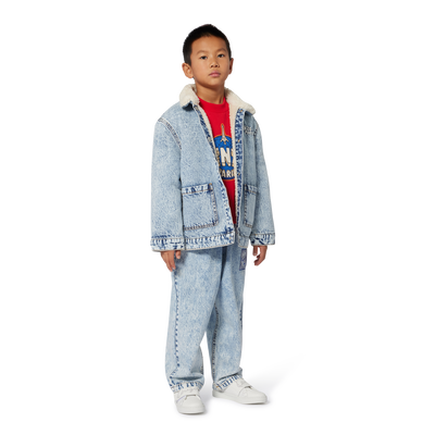 Ongeborsteld fleece sweatshirt KENZO KIDS BOY