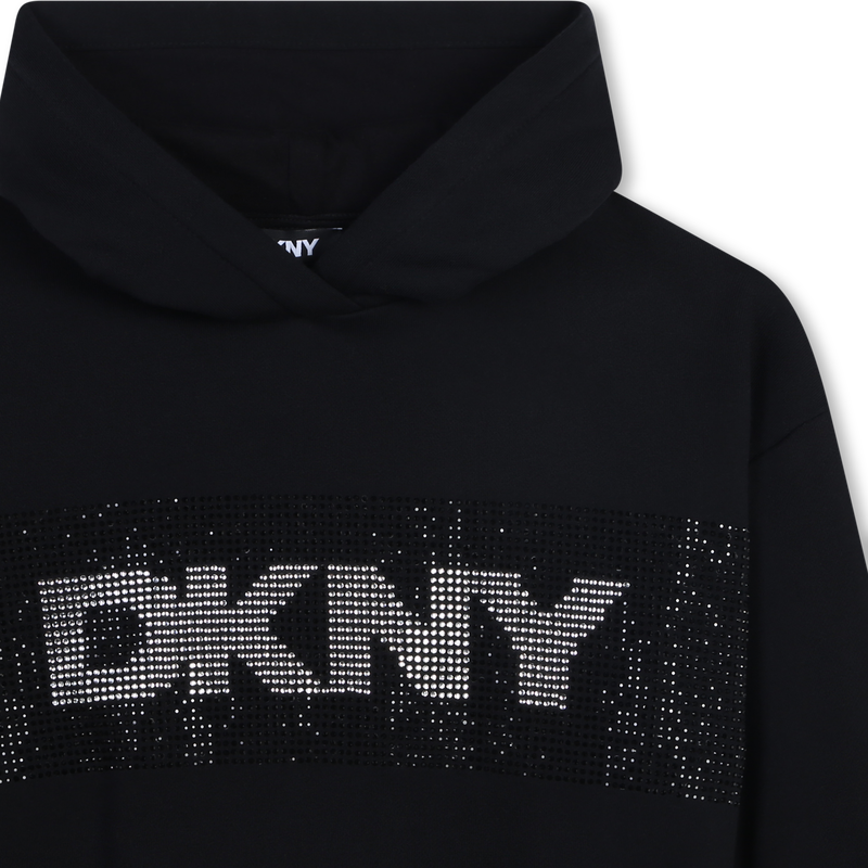 Sweat-shirt en molleton DKNY 
                        FILLE