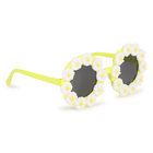 Lunettes de soleil fleur, JAUNE FLUO, hi-res
