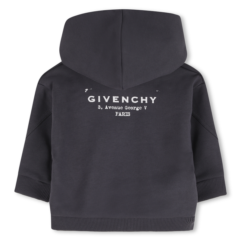 SWEAT ZIPP&Eacute; &Agrave; CAPUCHE GIVENCHY 
                        GARCON