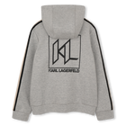 Sweat zipp&eacute; &agrave; capuche KARL LAGERFELD KIDS 
                    GARCON