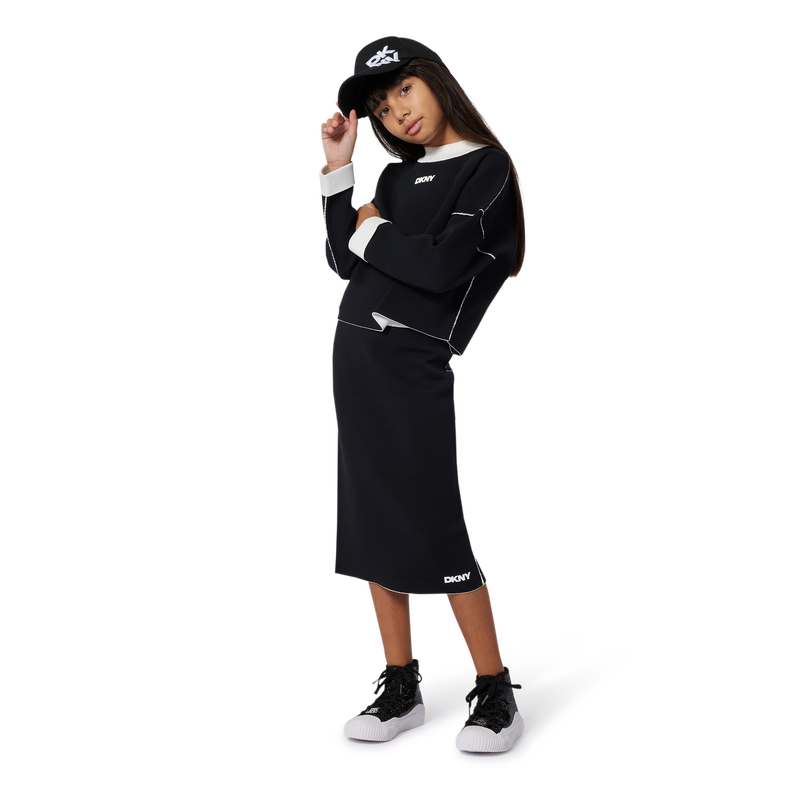 Omkeerbare gebreide trui DKNY 
                        GIRL