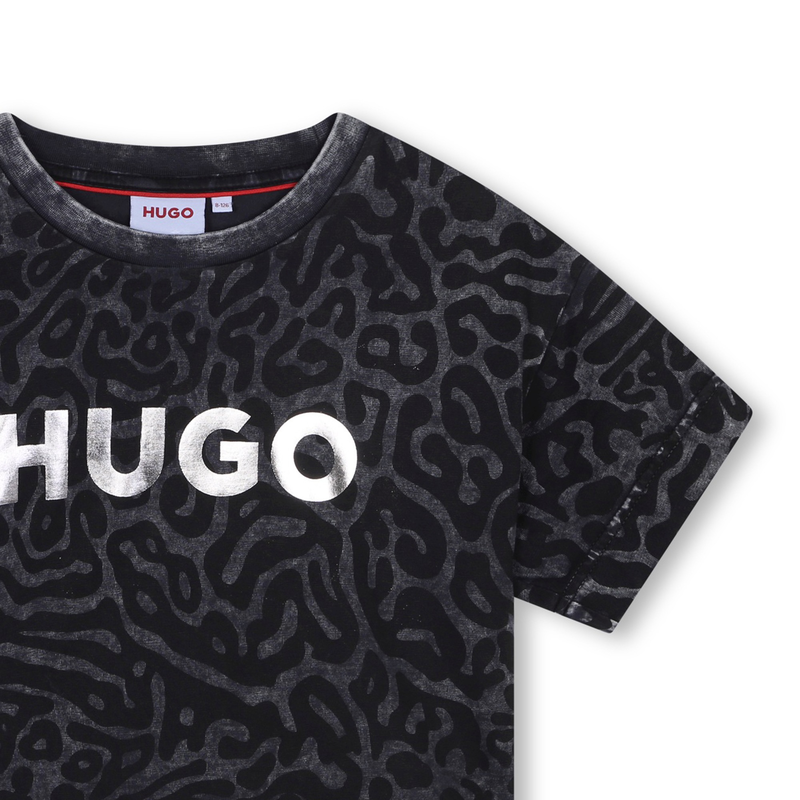 T-shirt imprim&eacute; HUGO 
                        FILLE