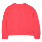 Sweat-shirt en double jersey KARL LAGERFELD KIDS 
                    FILLE