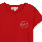 T-shirt met korte mouwen MICHAEL KORS 
                    GIRL