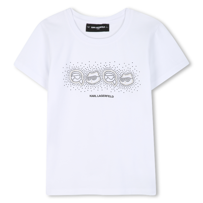 Tee-shirt manches courtes KARL LAGERFELD KIDS 
                        FILLE