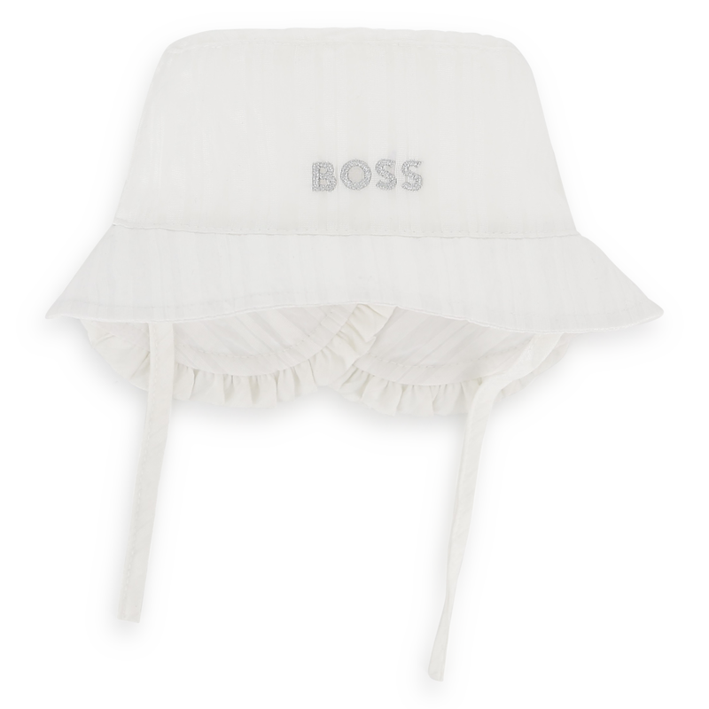 CHAPEAU AVEC LIENS BOSS 
                        FILLE