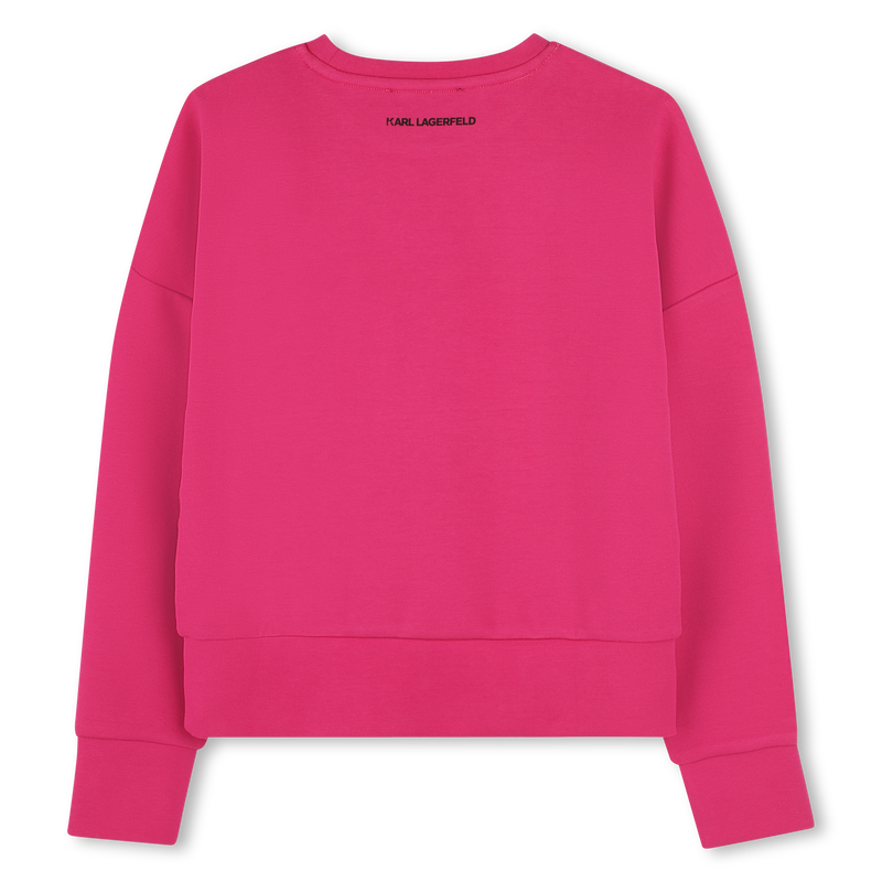 Sweat-shirt avec imprim&eacute; KARL LAGERFELD KIDS 
                        FILLE