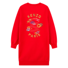 Robe droite avec broderies KENZO KIDS 
                    FILLE