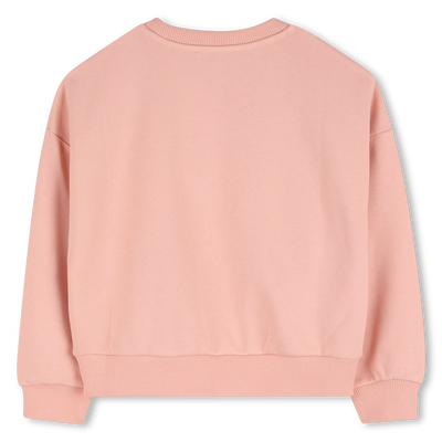 Ongeborsteld fleece sweatshirt KENZO KIDS GIRL