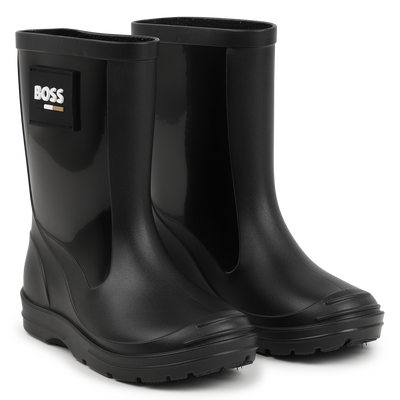 Bottes de pluie bitextur&eacute;es BOSS GARCON