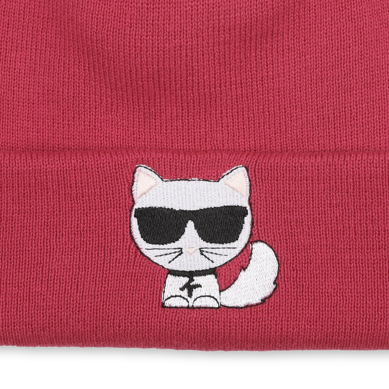 Gebreide muts KARL LAGERFELD KIDS 
                        GIRL