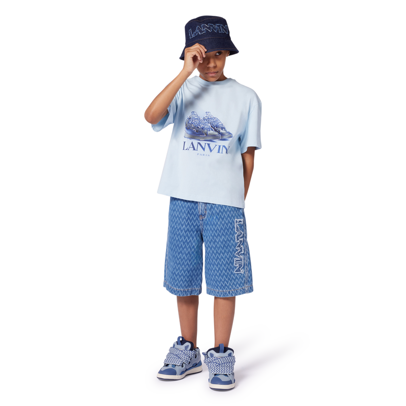 Denim hoedje met logo LANVIN 
                        GIRL