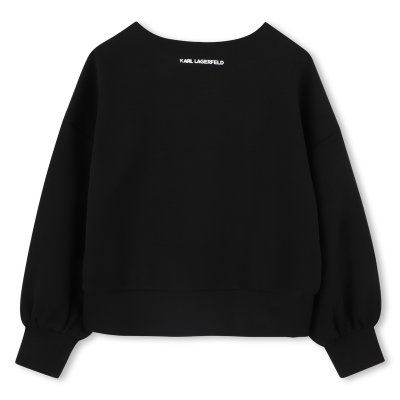 Sweat-shirt avec broderie KARL LAGERFELD KIDS 
                        FILLE