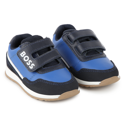 Leren sneakers met klittenband BOSS BOY